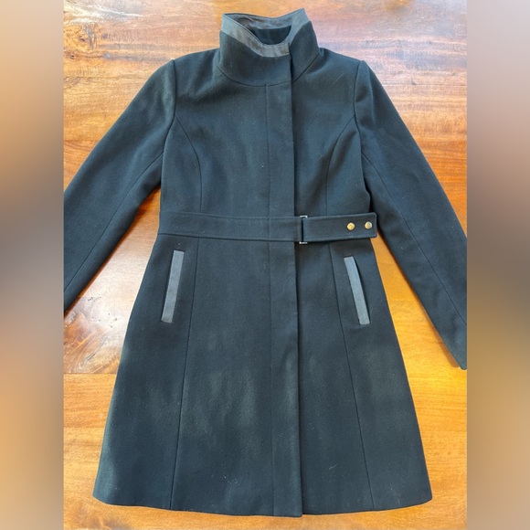 Via Spiga Jackets & Blazers - Via Spiga Black Belted Coat